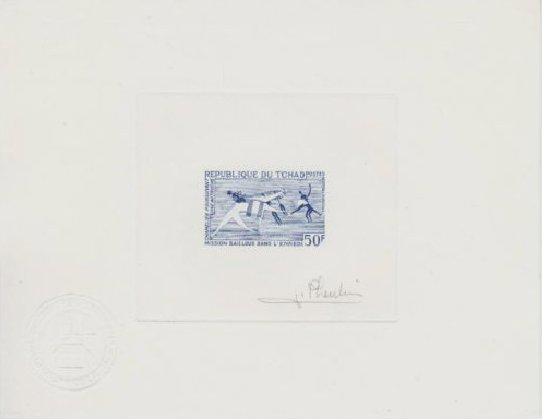 Chad_1967_Yvert_148-Scott_150_blue_b