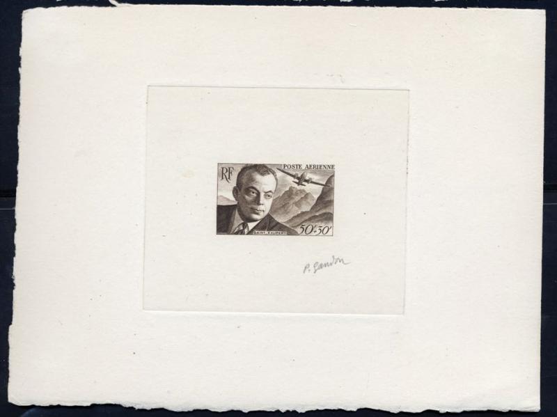 France_1948_Yvert_PA21-Scott_CB1_dark-brown_b