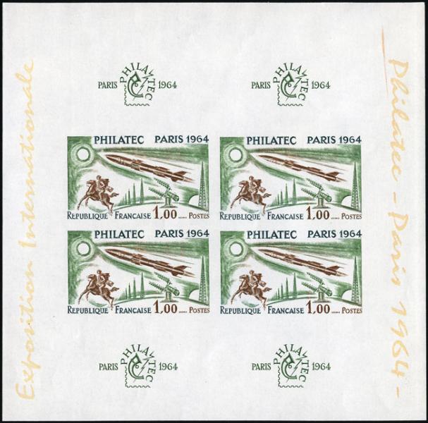 France_1964_Yvert_1422-Scott_1100_four