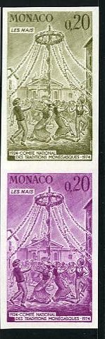 Monaco_1973_Yvert_940-Scott_886_pair_b