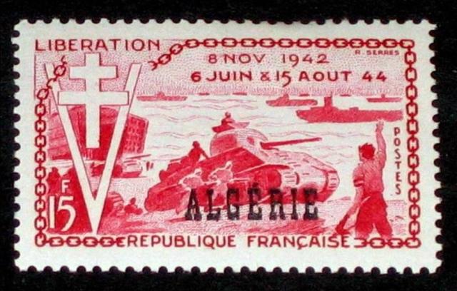 Algeria_1954_Yvert_312-Scott_B74_Liberation_a_IS