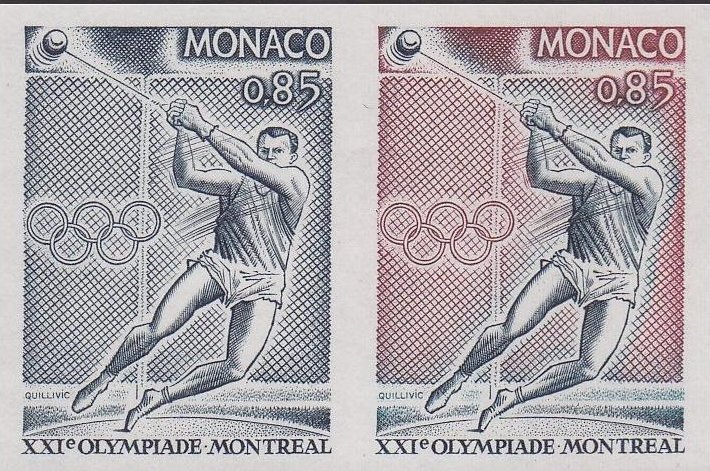 Monaco_1976_Yvert_1059-Scott_1027_pair_c