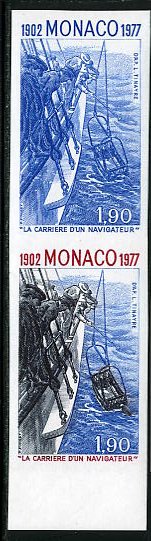 Monaco_1977_Yvert_1091-Scott_1057_pair_a