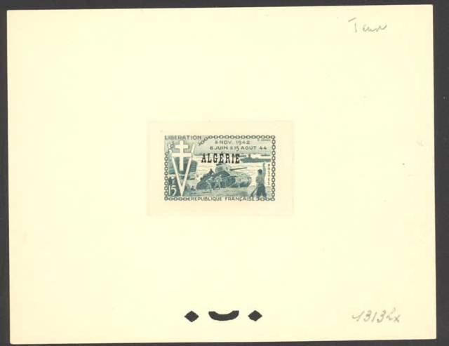 Algeria_1954_Yvert_312b-Scott_B74_Liberation_unissued_overprint_green_1313_Lx_CP