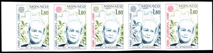 Monaco_1980_Yvert_1225-Scott_1228_five