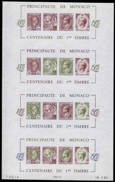Monaco_1985_Yvert_BF33-Scott_1500_full_sheet_a