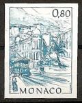 Monaco_1991_Yvert_1766-Scott_blue-green