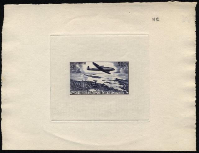St_Pierre_1956_Yvert_PA23a-Scott_C20_unadopted_plane_dark-blue_ab_AP