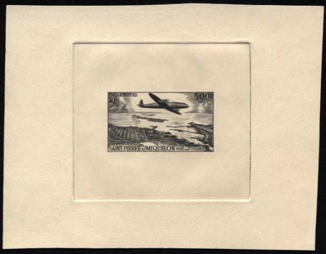 St_Pierre_1956_Yvert_PA23a-Scott_C20_unadopted_plane_dark-grey_cb_AP