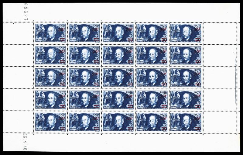 France_1941_Yvert_493-Scott_414_full_sheet