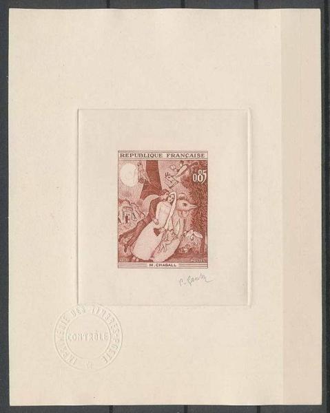 France_1963_Yvert_1398-Scott_1076_positive_brown
