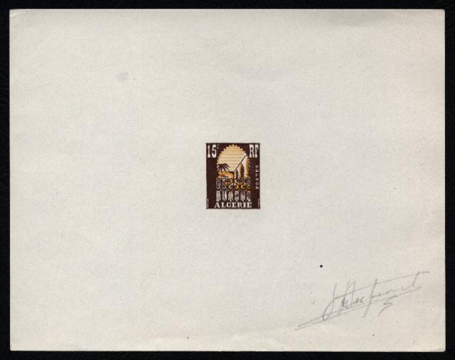 Algeria_1954_Yvert_314a-Scott_258_unadopted_15f_Musee_du_Bardo_dark-brown_+_yellow_typo_aa_AP