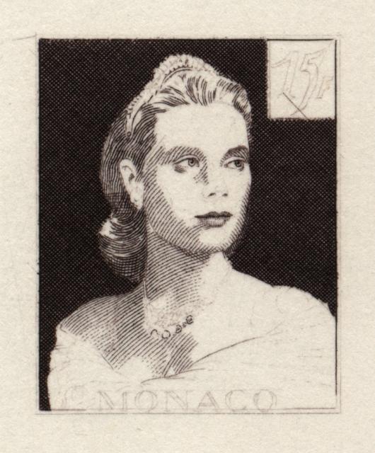 Monaco_1956_Yvert_482a-Scott_395_unadopted_Grace_Kelly_1er_etat_sepia_ba_AP_detail