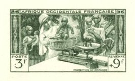 Fr_Guinea_1942_Yvert_PA8-Scott_C8_2eme_etat_green_detail