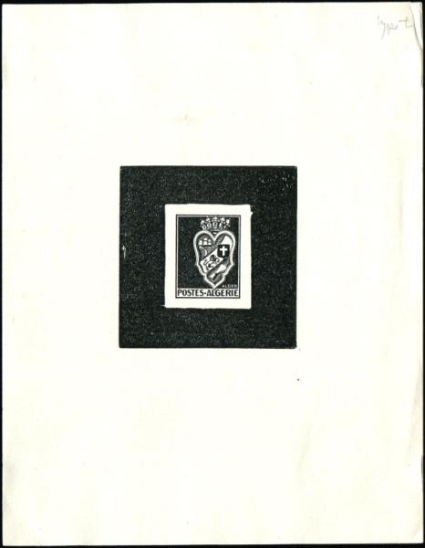 Algeria_1942_Yvert_184-Scott_etat_black_typo_c