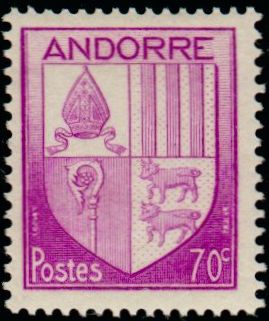 Andorra_1944_Yvert_98-Scott_83
