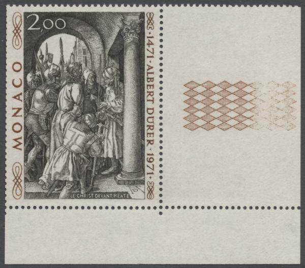 Monaco_1972_Yvert_876A-Scott_817_unissued_Albert_instead_of_Albrecht_Durer_j_US