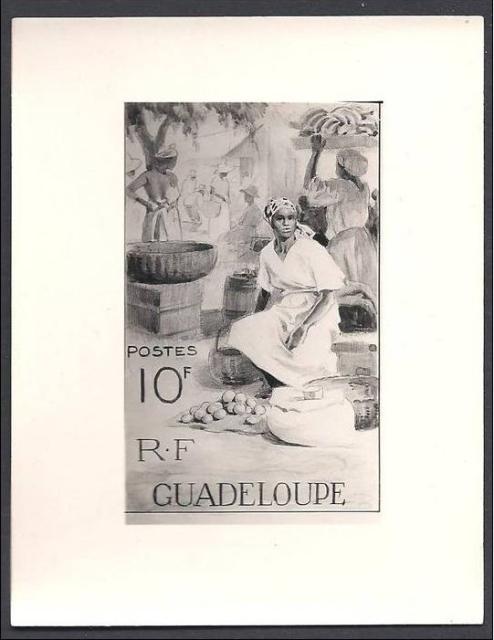 Fr_Guyana_1947_Yvert_212a-Scott_203_unissued_10f_woman_PHOTO-MAQ