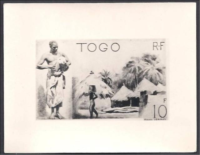 Togo_1947_Yvert_247b-Scott_318_unadopted_10f_man_with_drum_PHOTO-MAQ