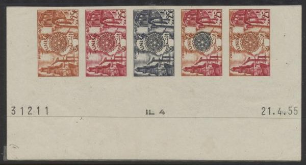 Tunisia_1955_Yvert_393-Scott_262_five_g