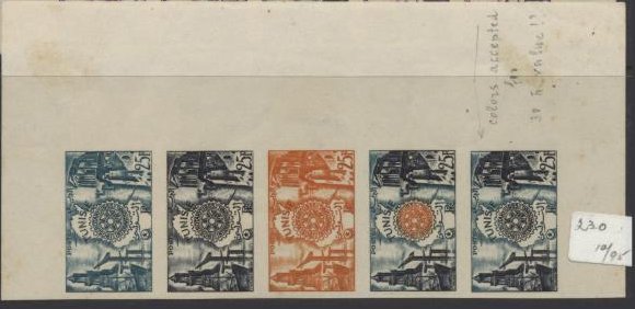 Tunisia_1955_Yvert_393-Scott_262_five_j