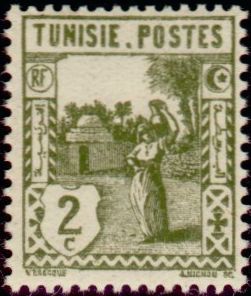 Tunisia_1926_Yvert_121-Scott_typo