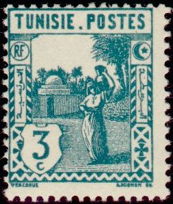 Tunisia_1926_Yvert_122-Scott_typo