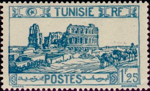 Tunisia_1926_Yvert_139-Scott_94_typo