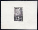 Saar_1955_Yvert_340a-Scott_254_unissued_in_TD_Rotary_International_black_gummed_b_ESS