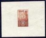 Saar_1955_Yvert_340a-Scott_254_unissued_in_TD_Rotary_International_brown_gummed_b_ESS