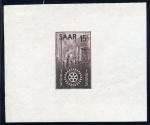 Saar_1955_Yvert_340a-Scott_254_unissued_in_TD_Rotary_International_deep-violet_gummed_ESS
