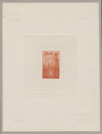 Saar_1955_Yvert_340a-Scott_254_unissued_in_TD_Rotary_International_brown-orange_b_AP