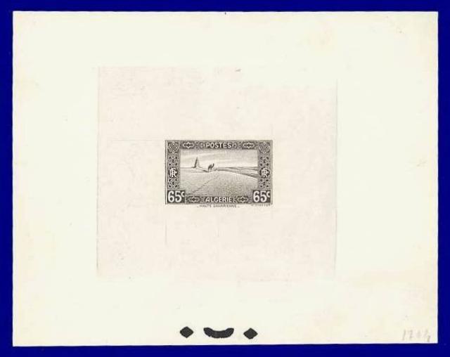 Algeria_1936_Yvert_113a-Scott_93_unadopted_thick_65c_Sahara_and_camel_brown_1704_ATP