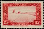 Algeria_1936_Yvert_113A-Scott_92_thin_65c_Sahara_and_camel_IS