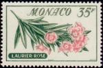 Monaco_1959_Yvert_519-Scott_443_Laurier_Rose_IS