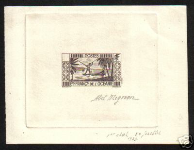 Polinesia_Oceanie_1934_Yvert_84a-Scott_80_unissued_TD_fisherman_etat_sepia_AP