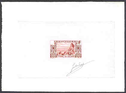 Polinesia_Oceanie_1934_Yvert_92a-Scott_88_unissued_TD_native_etat_red-brown_AP