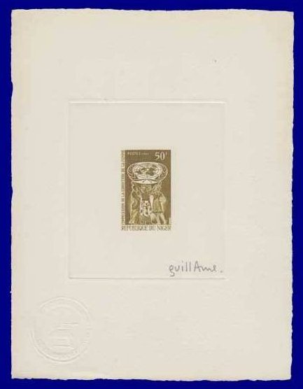 Niger_1967_Yvert_206-Scott_203_olive-green_a