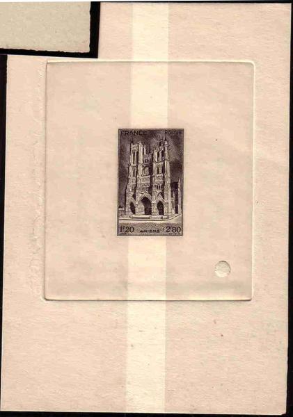 France_1944_Yvert_665-Scott_B187_dark-brown