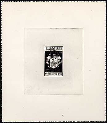 France_1944_Yvert_668-Scott_B190_black_g