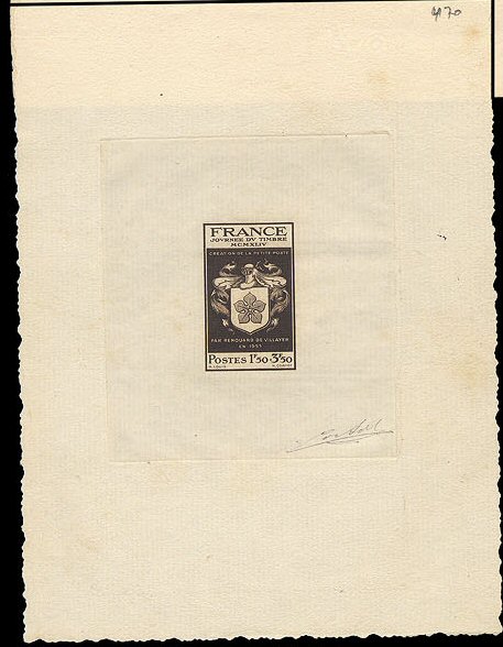 France_1944_Yvert_668-Scott_B190_sepia_ab
