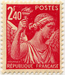 France_1944_Yvert_654-Scott_typo