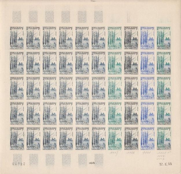 N_Caledonia_1955_Yvert_284-Scott_300_full_sheet_a
