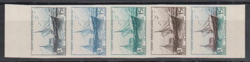 St_Pierre_1955_Yvert_352-Scott_350_five_y