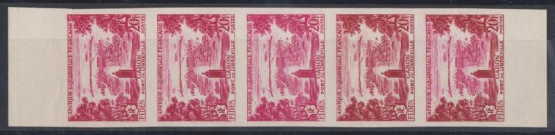Fr_Equat_Africa_1956_Yvert_235-Scott_192_five_p