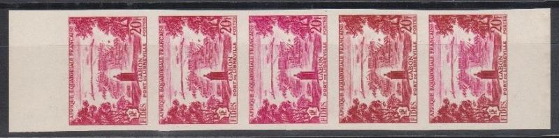 Fr_Equat_Africa_1956_Yvert_235-Scott_192_five_s