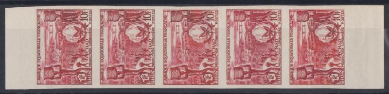 Fr_Equat_Africa_1956_Yvert_233-Scott_190_five_j