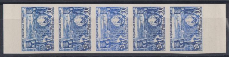 Fr_Equat_Africa_1956_Yvert_233-Scott_190_five_m