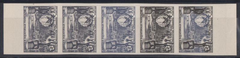 Fr_Equat_Africa_1956_Yvert_233-Scott_190_five_u