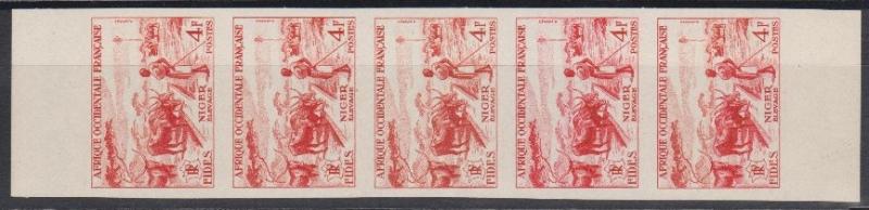 Fr_West_Africa_1955_Yvert_57-Scott_68_five_n